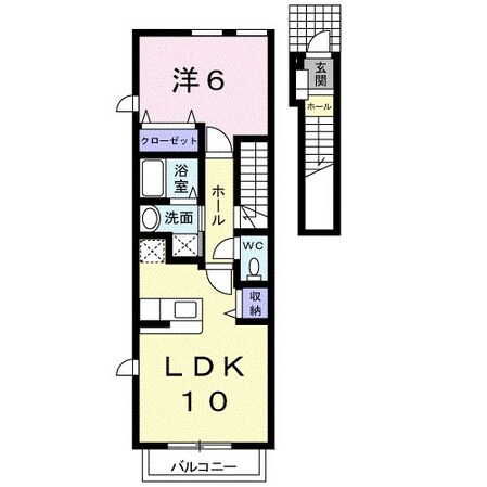 ポラリスの物件間取画像